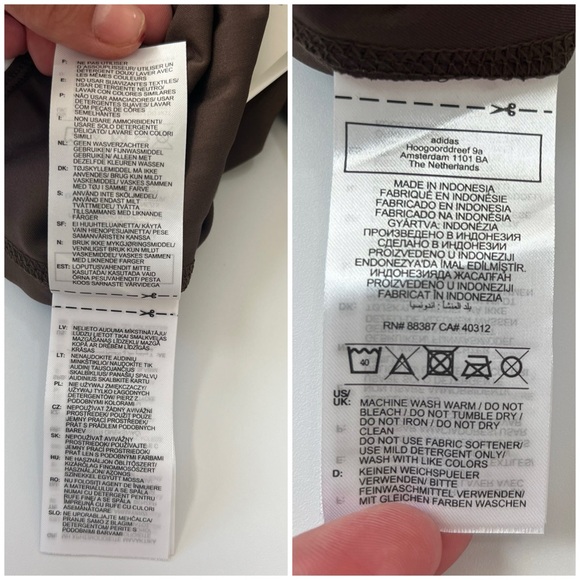 NWT adidas Train Icons 3 Stripe Leotard WMN Sz L - Picture 8 of 9